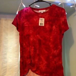 Cloud Chaser Red Tye Dye t-shirt